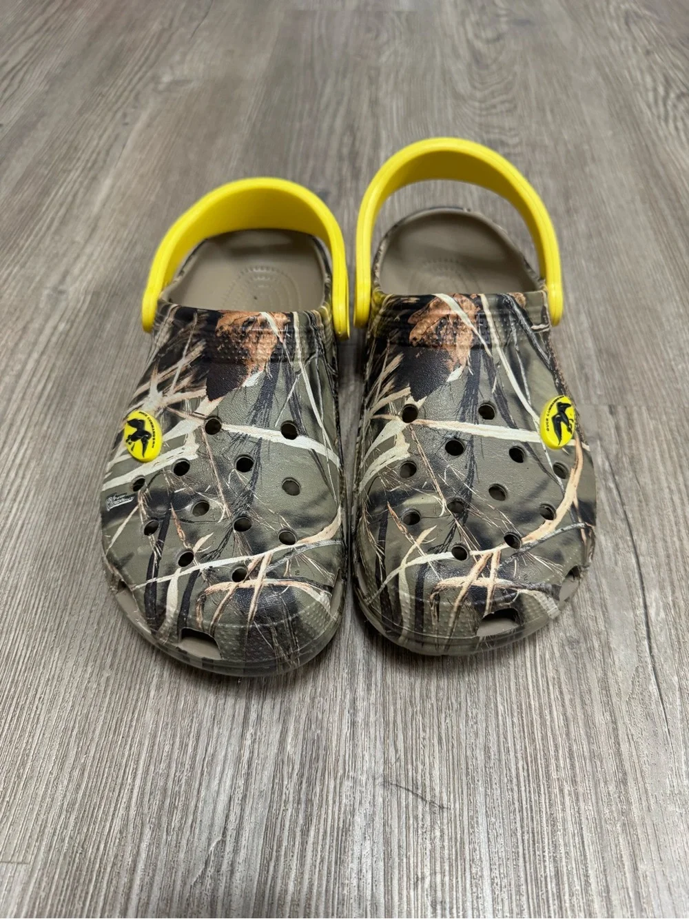 Crocs Duck Commander Camouflage Limited Edition Slides Shoes Mens Size 9
